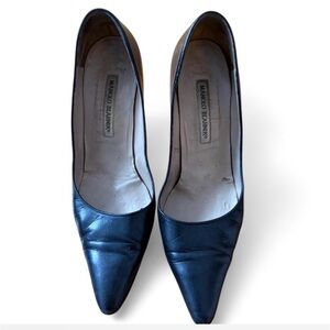 Manolo Blahnik Leather Pumps